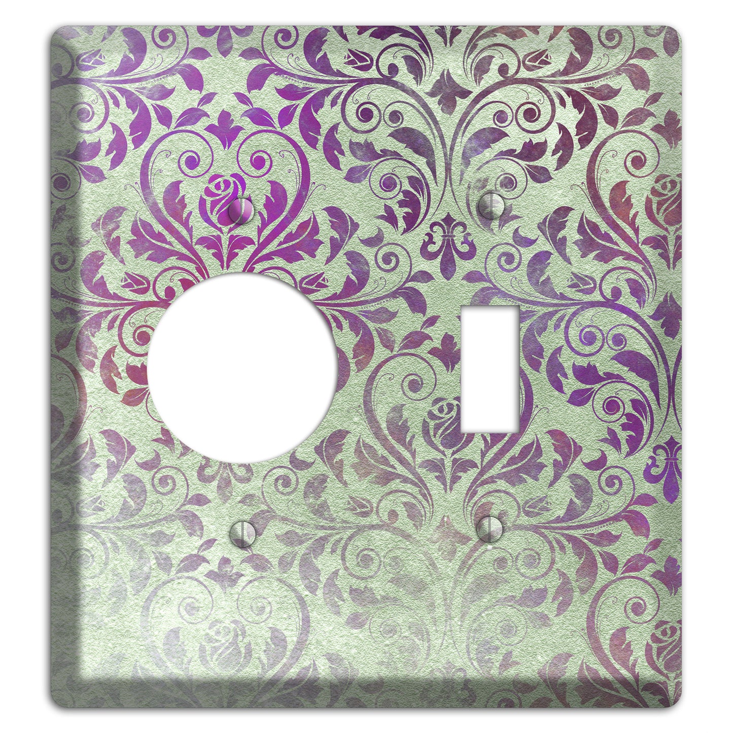 Venus Whimsical Damask Receptacle / Toggle Wallplate