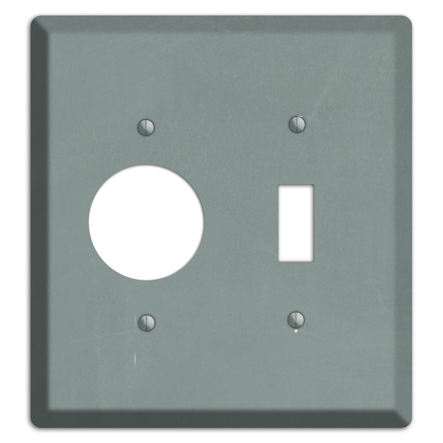 Chalk Faded Gree Receptacle / Toggle Wallplate