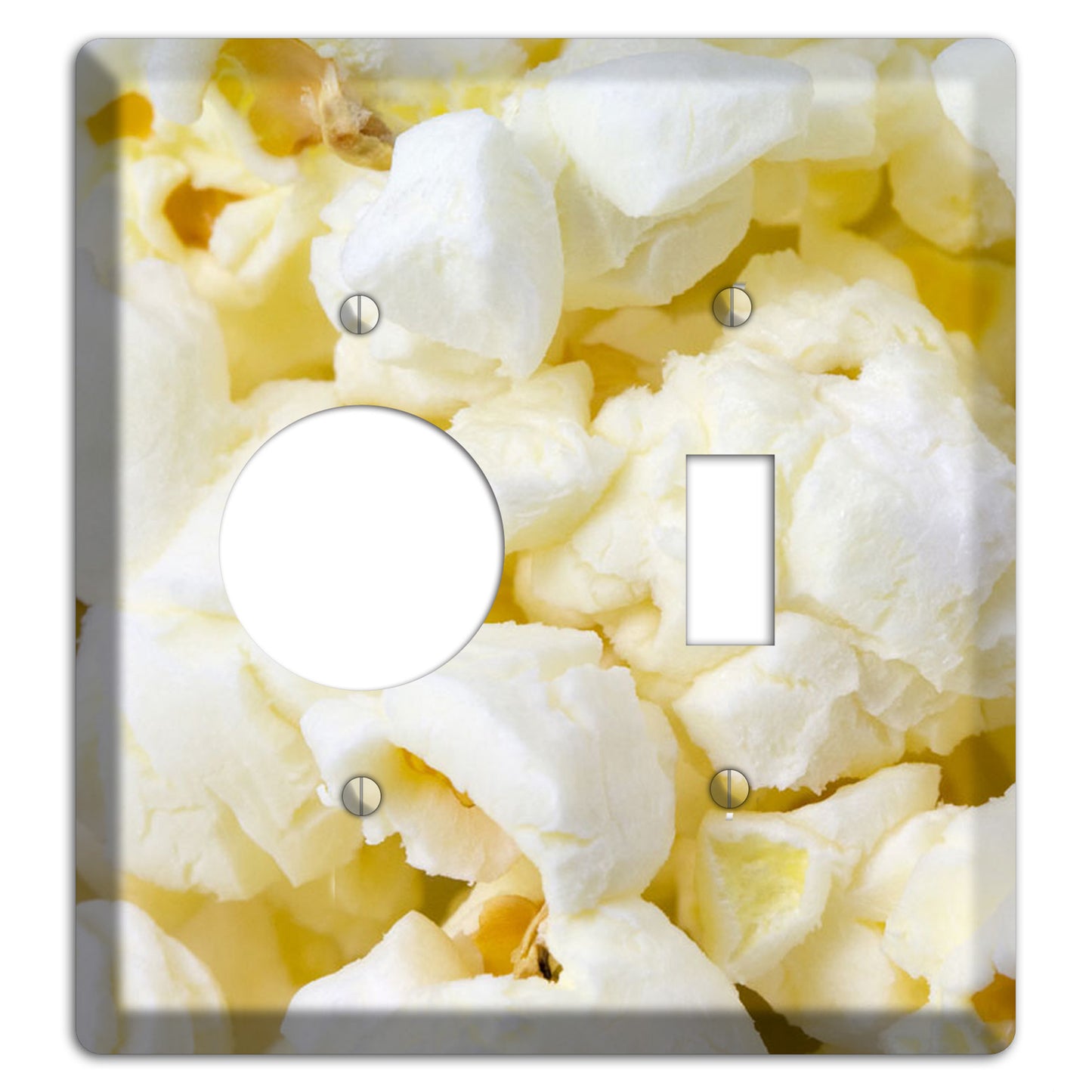 Popcorn Receptacle / Toggle Wallplate