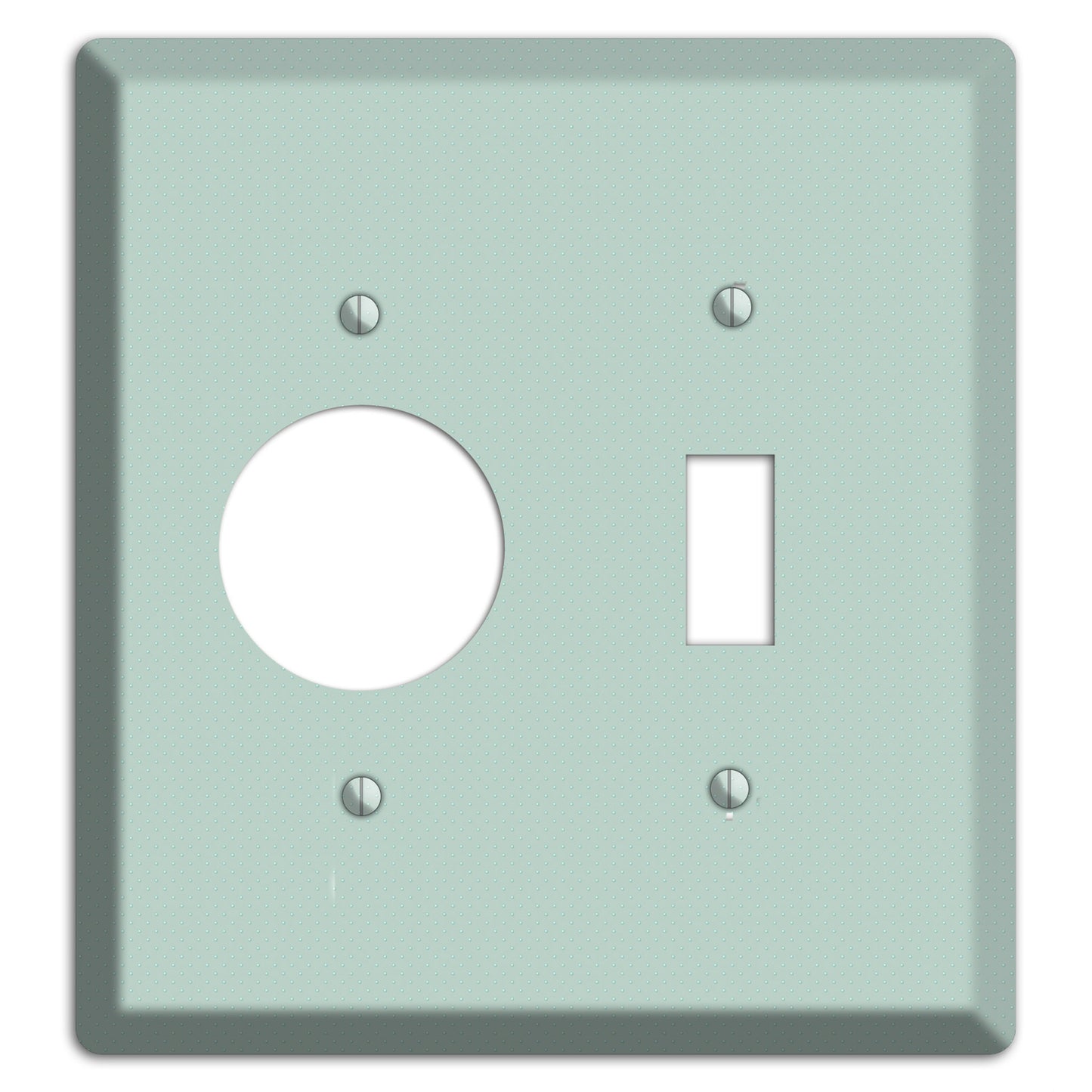 Sage with Tiny Dots Receptacle / Toggle Wallplate