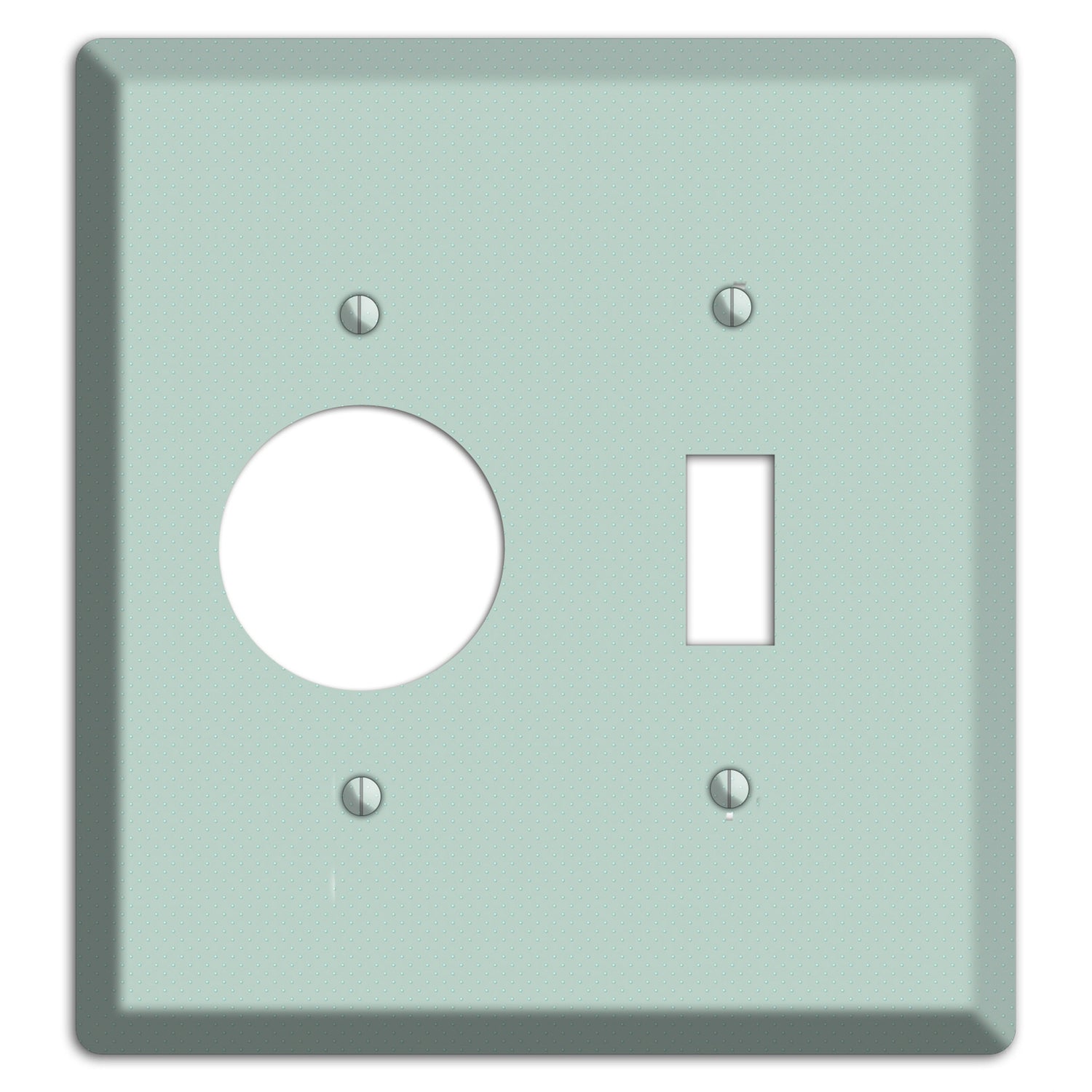 Sage with Tiny Dots Receptacle / Toggle Wallplate