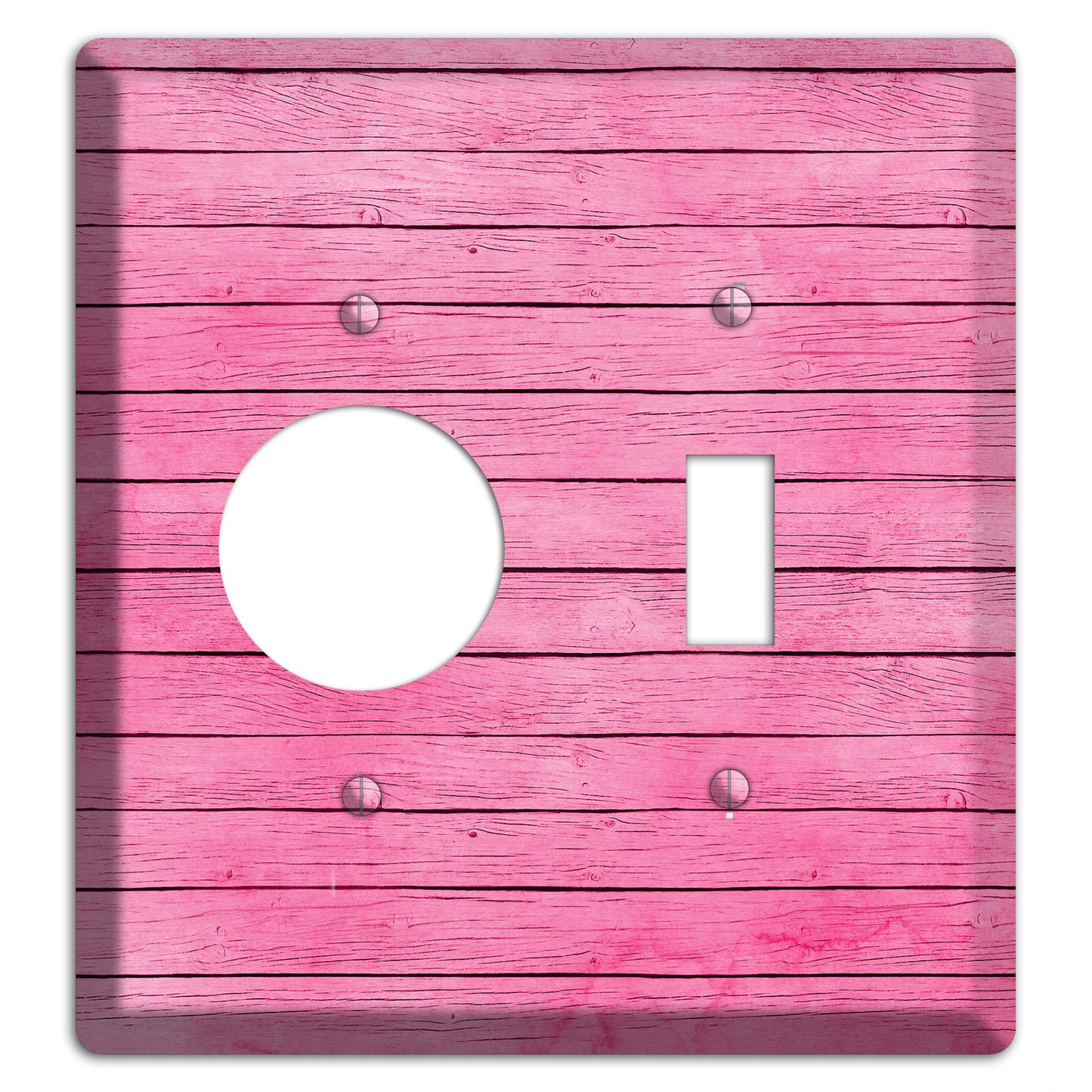 Carissma Pink Texture Receptacle / Toggle Wallplate