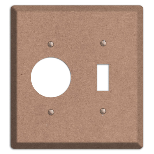 Pale Taupe Kraft Receptacle / Toggle Wallplate