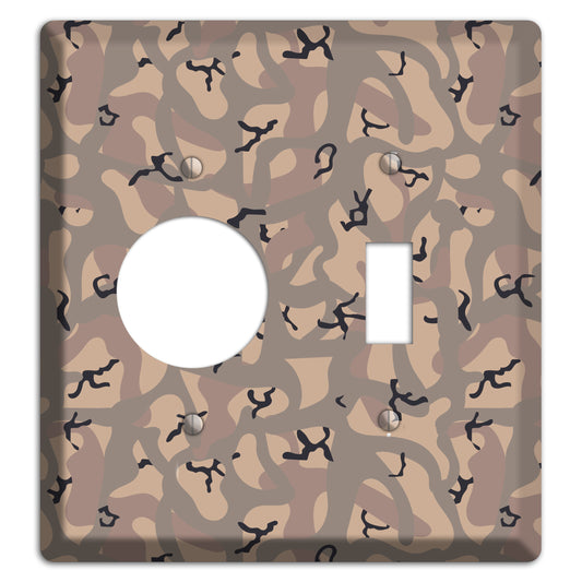 Urban Tracks Camo Receptacle / Toggle Wallplate