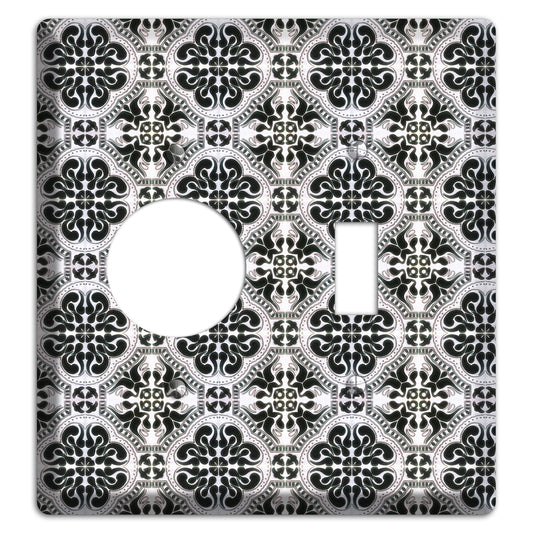 Tavira Tiles 5 Receptacle / Toggle Wallplate