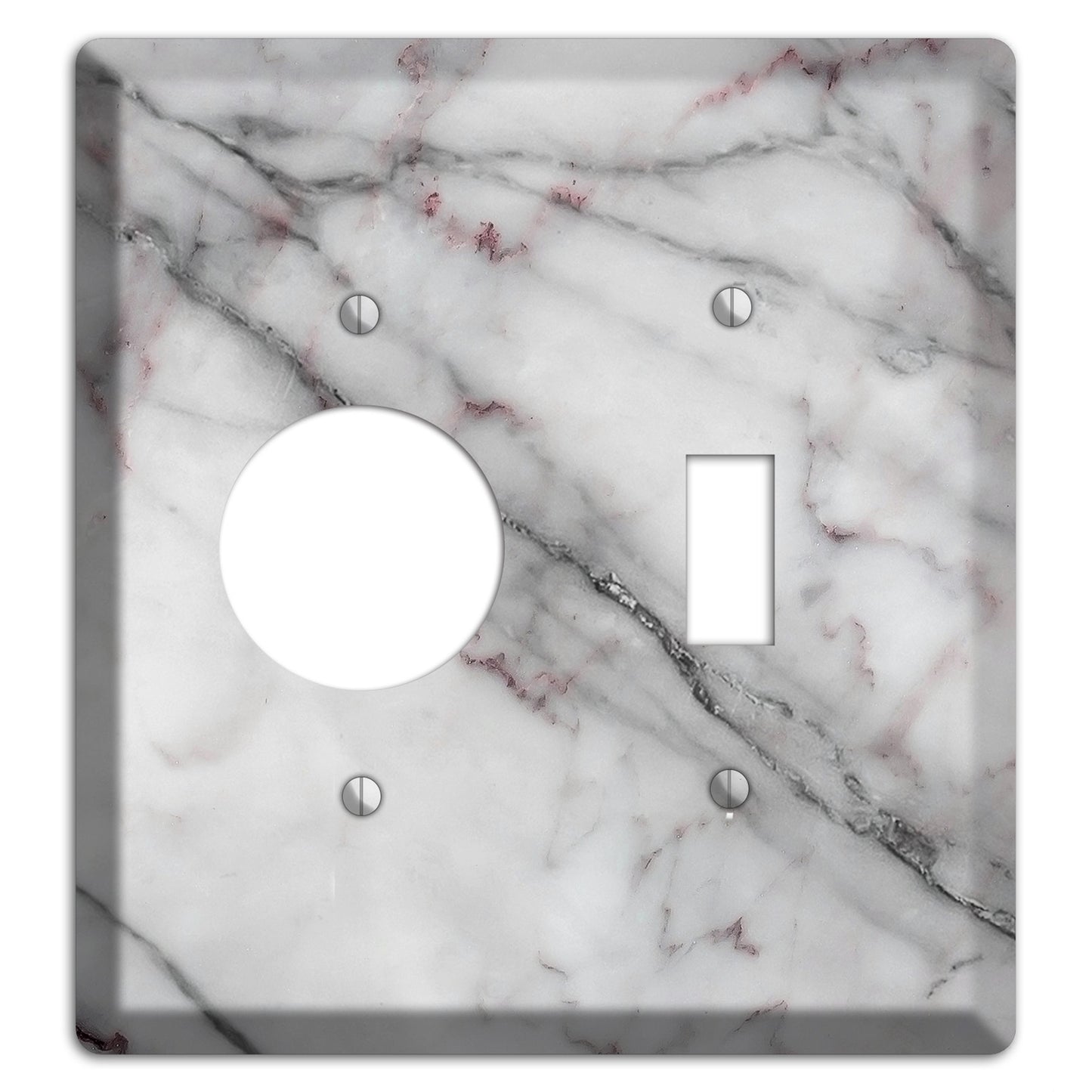 Scorpion Marble Receptacle / Toggle Wallplate