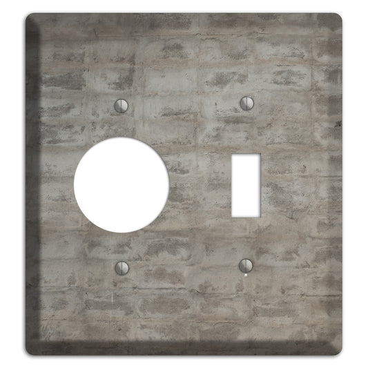 Old Concrete 16 Receptacle / Toggle Wallplate