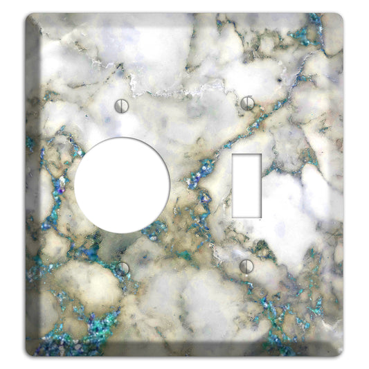 Hillary Marble Receptacle / Toggle Wallplate