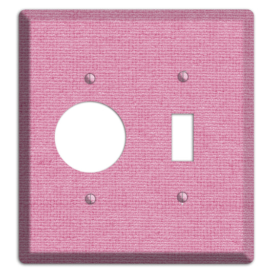 Gamboge Pink Texture Receptacle / Toggle Wallplate