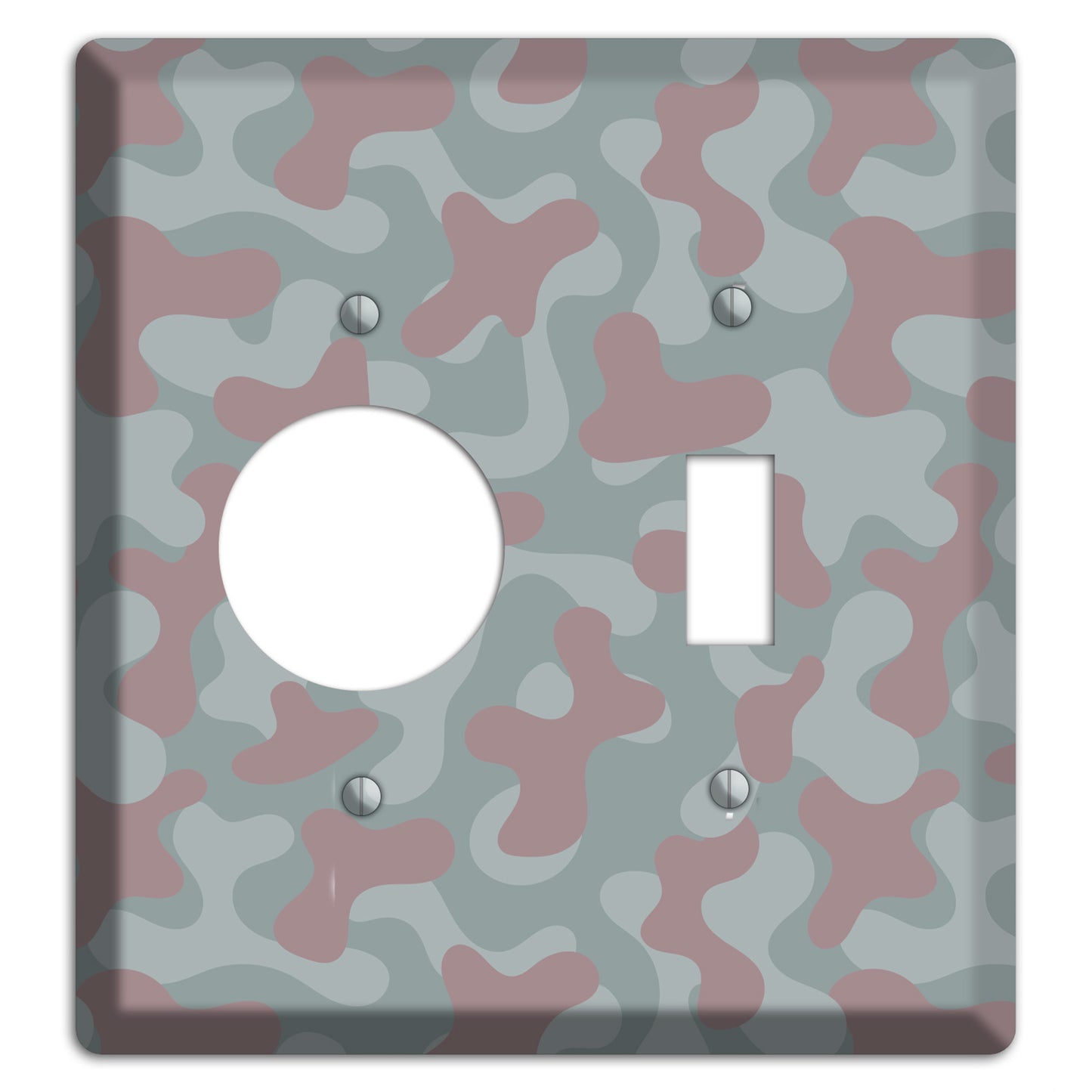 Afghanistan Blotch 1 Camo Receptacle / Toggle Wallplate