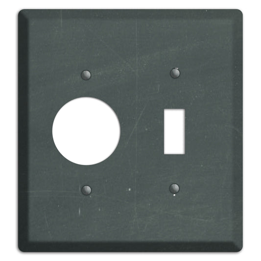 Chalk Dark Grey Receptacle / Toggle Wallplate