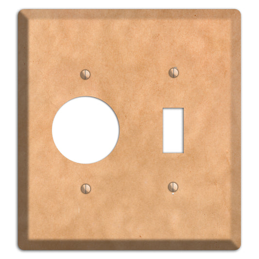 Aged Paper 10 Receptacle / Toggle Wallplate