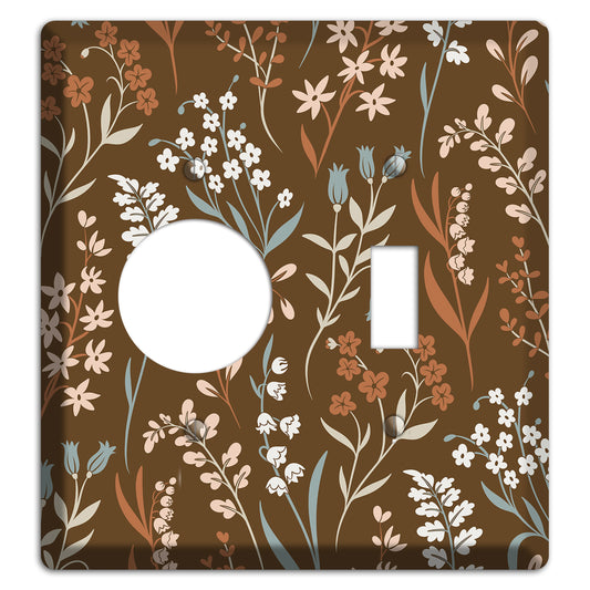 Fall Floral 1 Receptacle / Toggle Wallplate