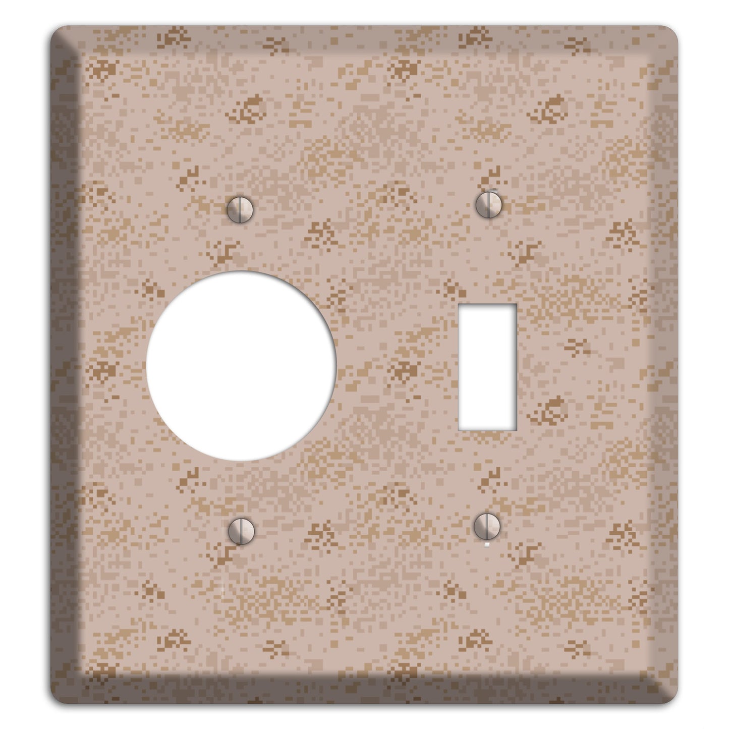 Marpat Desert Camo Receptacle / Toggle Wallplate