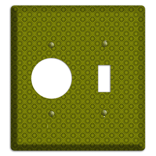 Multi Green Foulard Receptacle / Toggle Wallplate