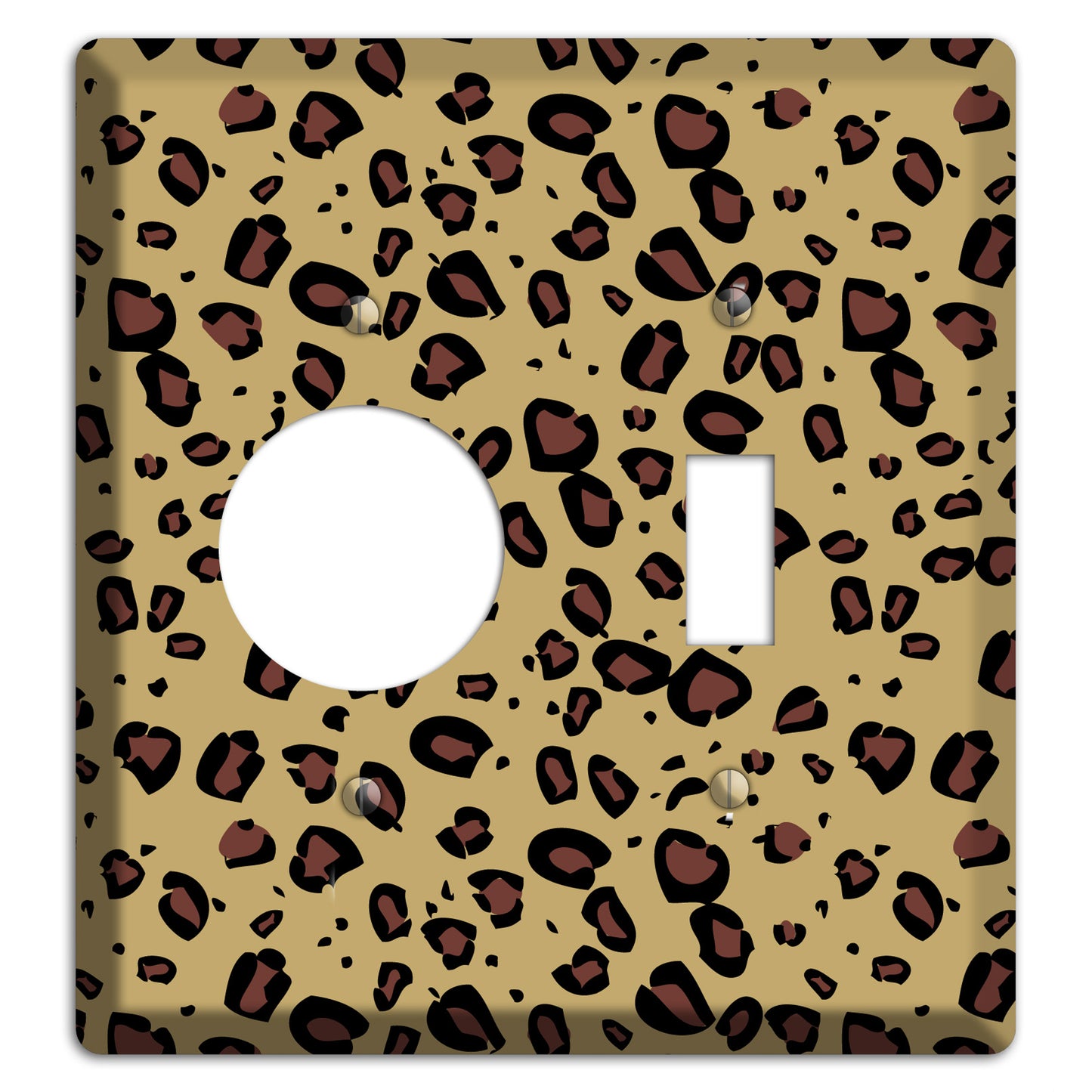 Leopard Receptacle / Toggle Wallplate