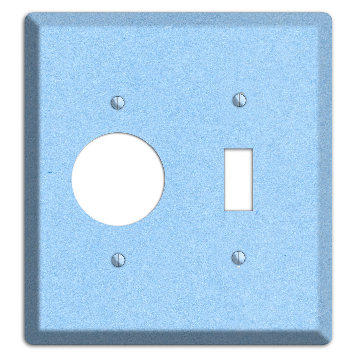 Light Sky Blue Kraft Receptacle / Toggle Wallplate