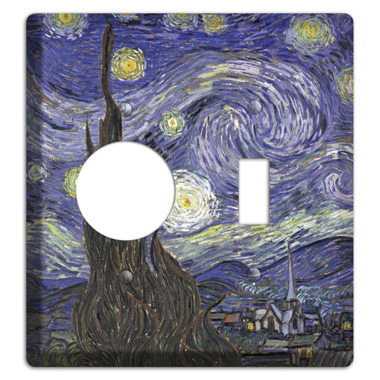 Vincent Van Gogh 4 Receptacle / Toggle Wallplate