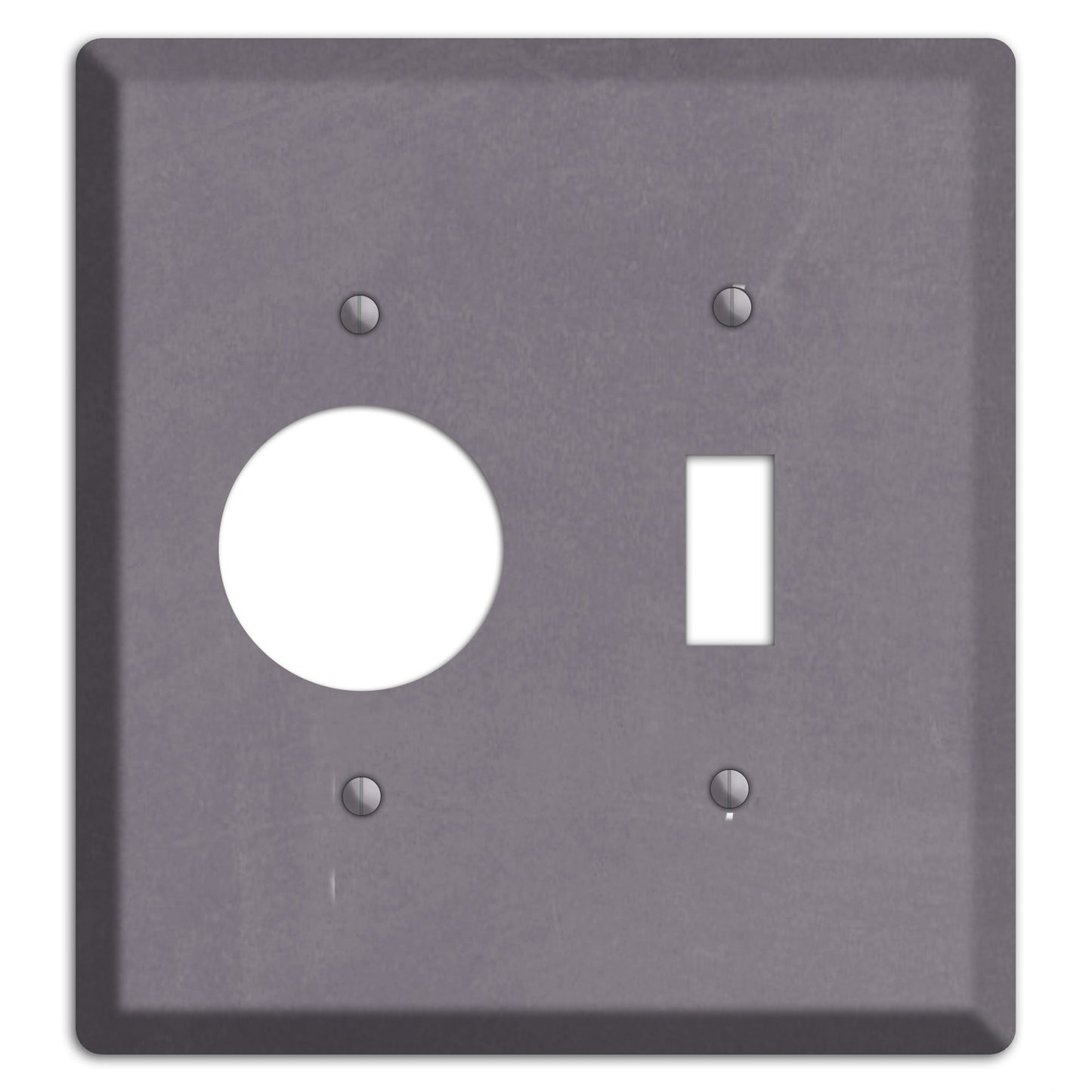 Chalk Purple Receptacle / Toggle Wallplate