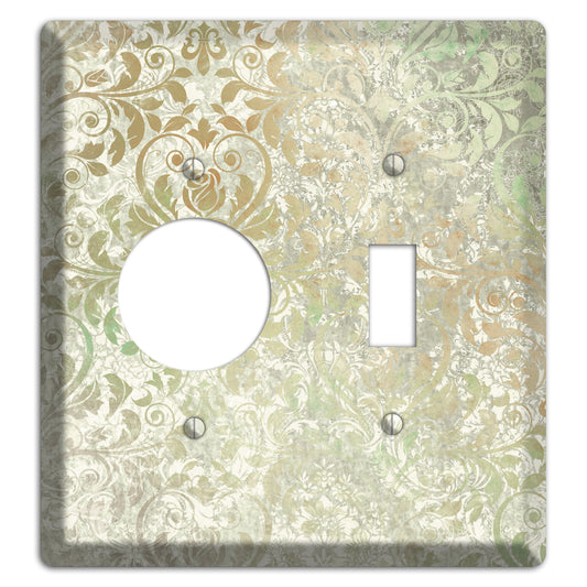 Tana Whimsical Damask Receptacle / Toggle Wallplate