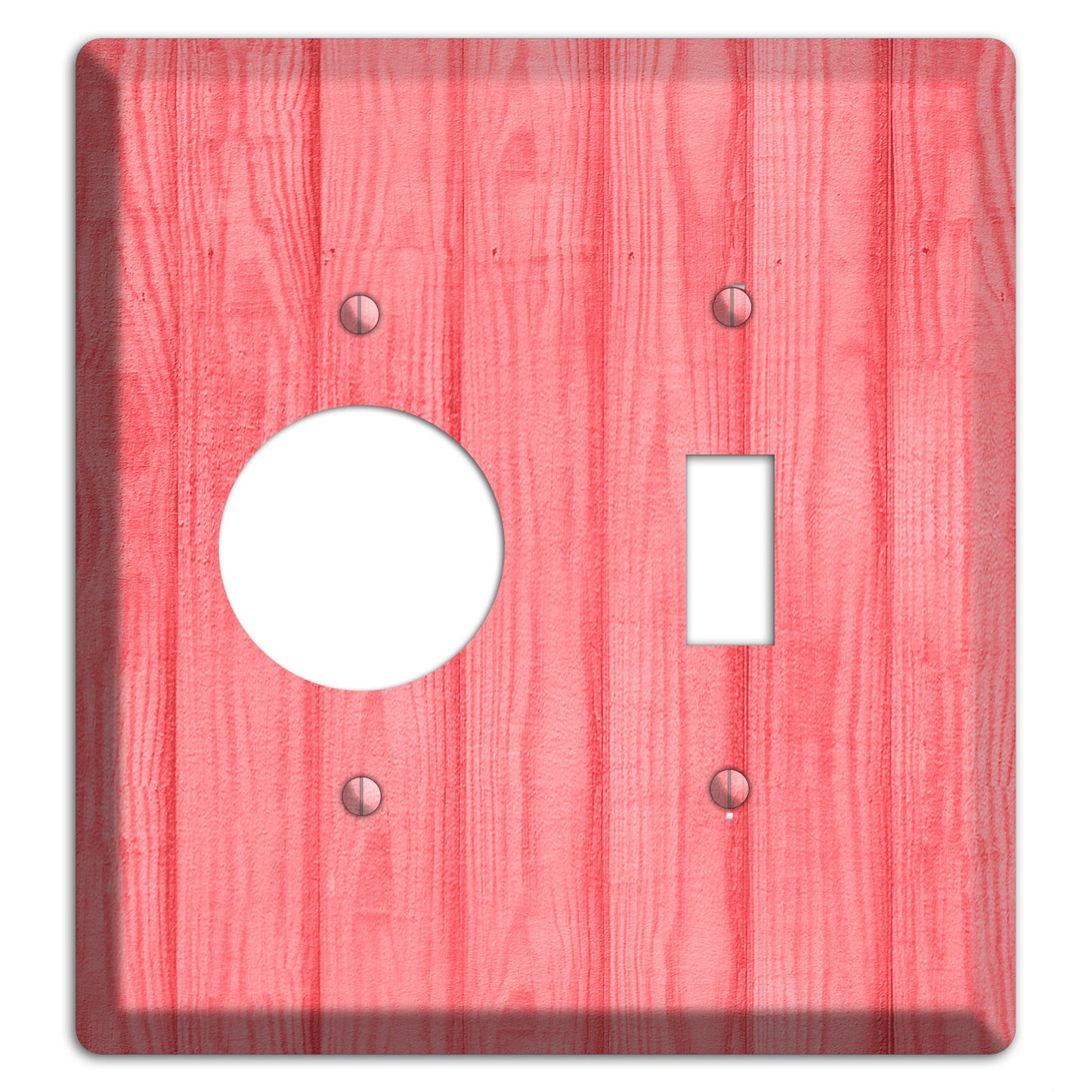 Geraldine Soft Coral Receptacle / Toggle Wallplate