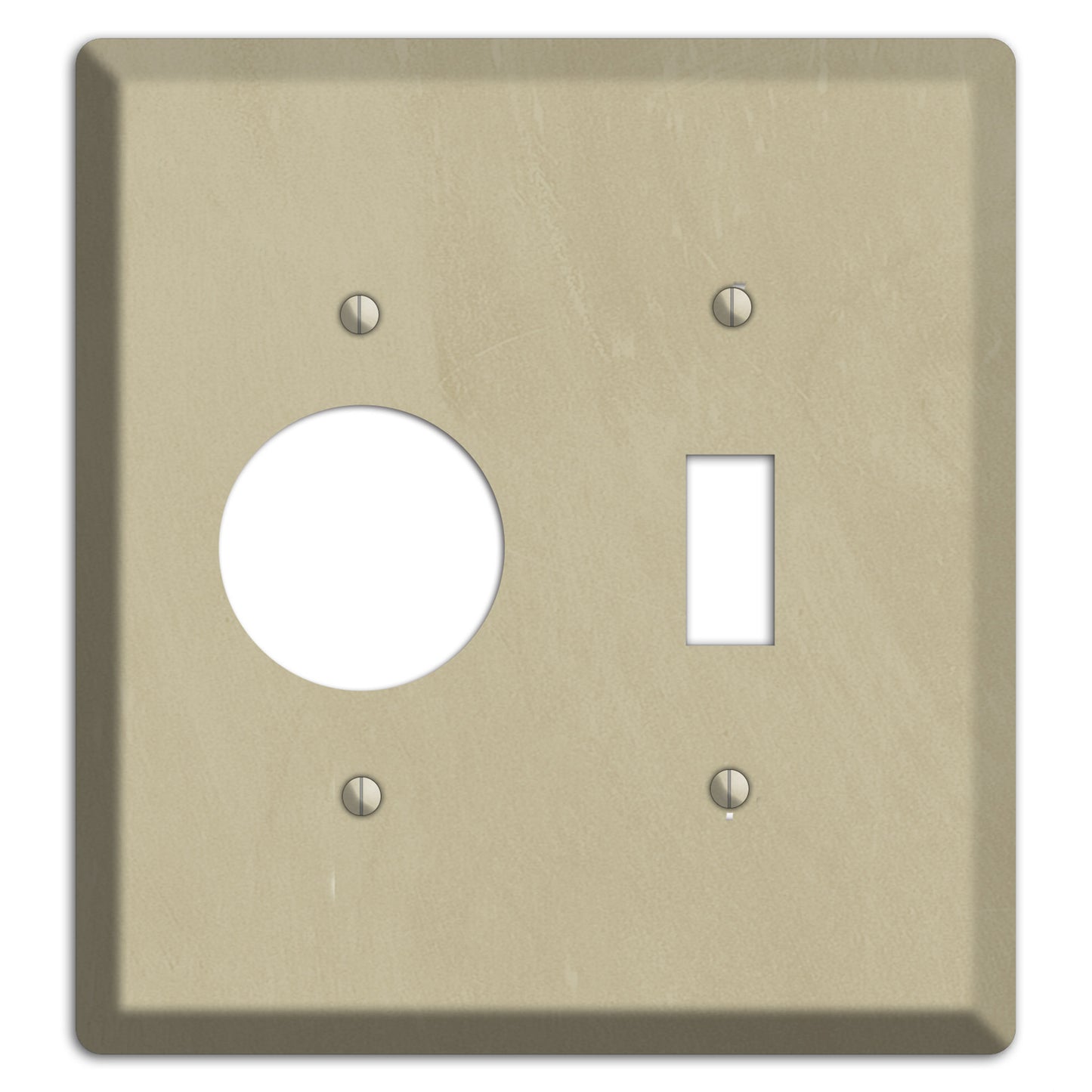 Chalk Beige Receptacle / Toggle Wallplate