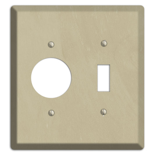 Chalk Beige Receptacle / Toggle Wallplate