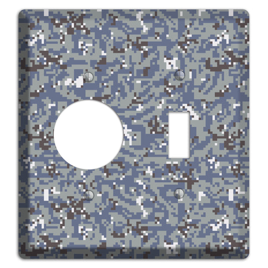 NWU Grey Dom Camo Receptacle / Toggle Wallplate