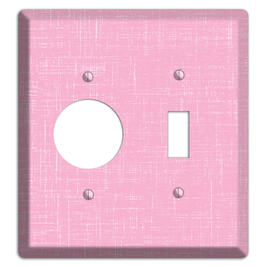 Chantilly Pink Texture Receptacle / Toggle Wallplate