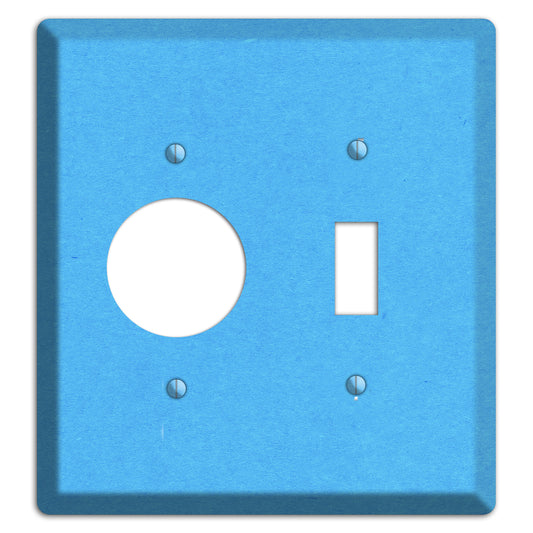 Maya Blue Kraft Receptacle / Toggle Wallplate