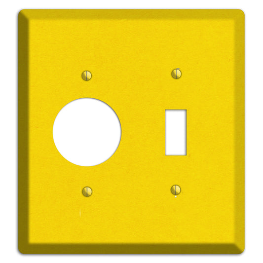 Tangerine Yellow Kraft Receptacle / Toggle Wallplate