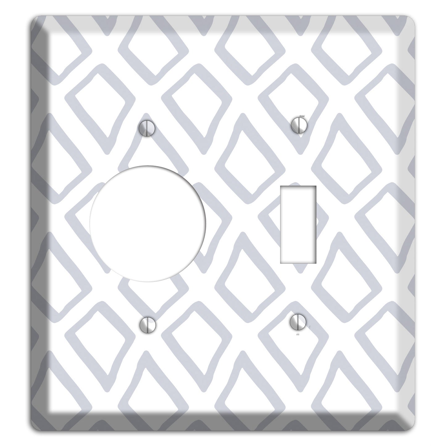 Abstract 29 Receptacle / Toggle Wallplate