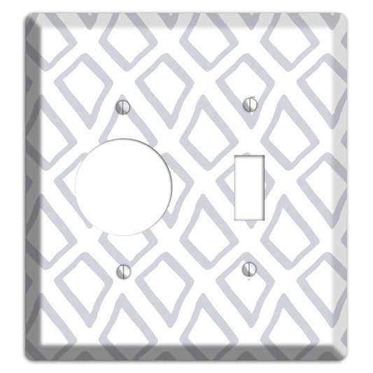 Abstract 29 Receptacle / Toggle Wallplate