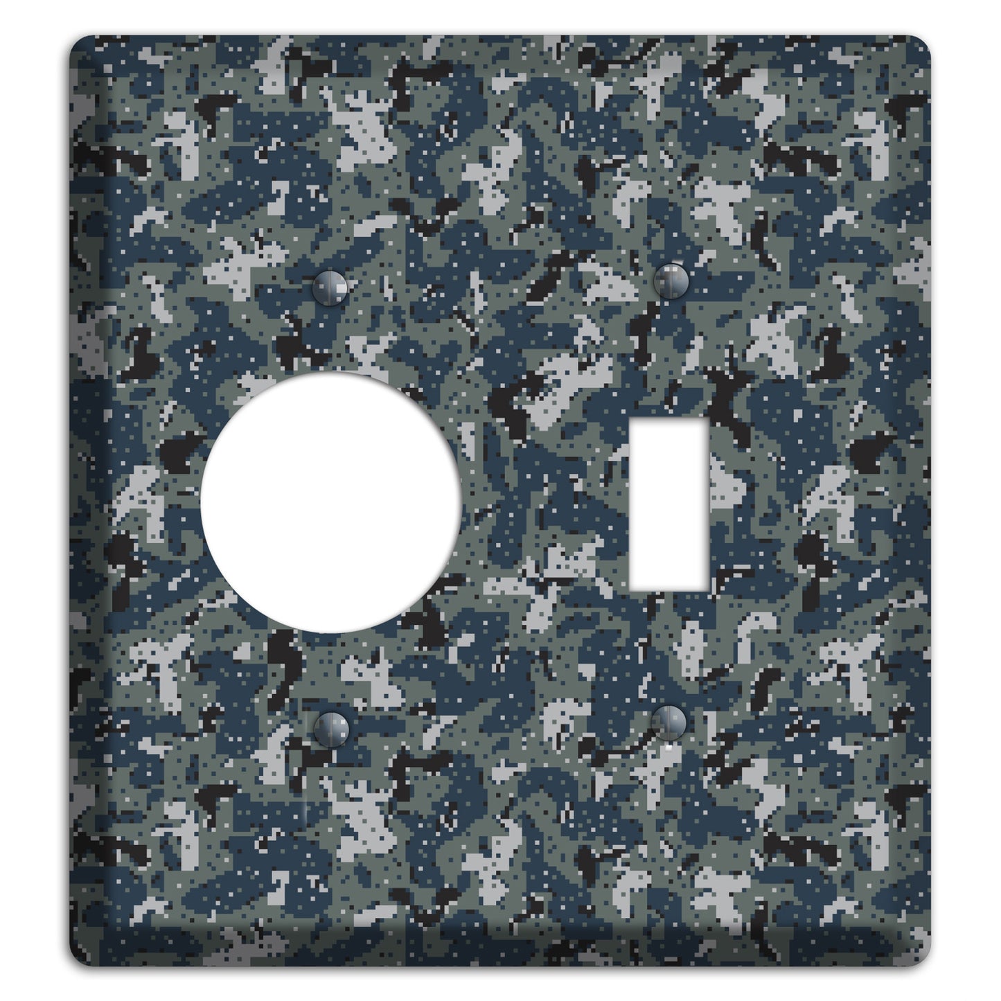 NWU 2007 Camo Receptacle / Toggle Wallplate