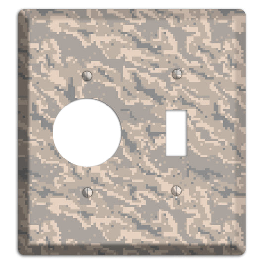 UCAF Tiger Stripe 1 Camo Receptacle / Toggle Wallplate