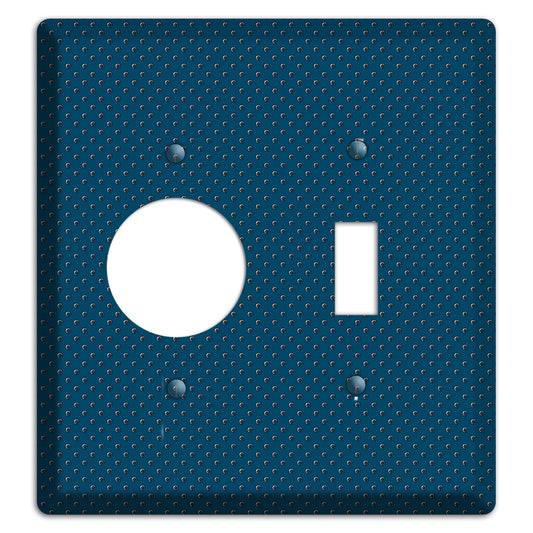 Blue Small Dots Receptacle / Toggle Wallplate