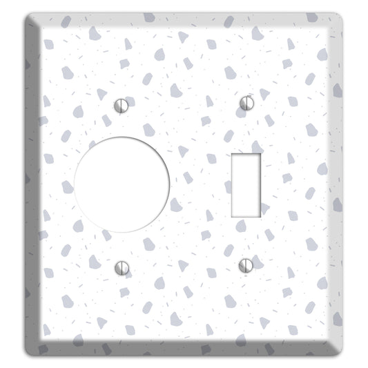 Abstract 9 Receptacle / Toggle Wallplate