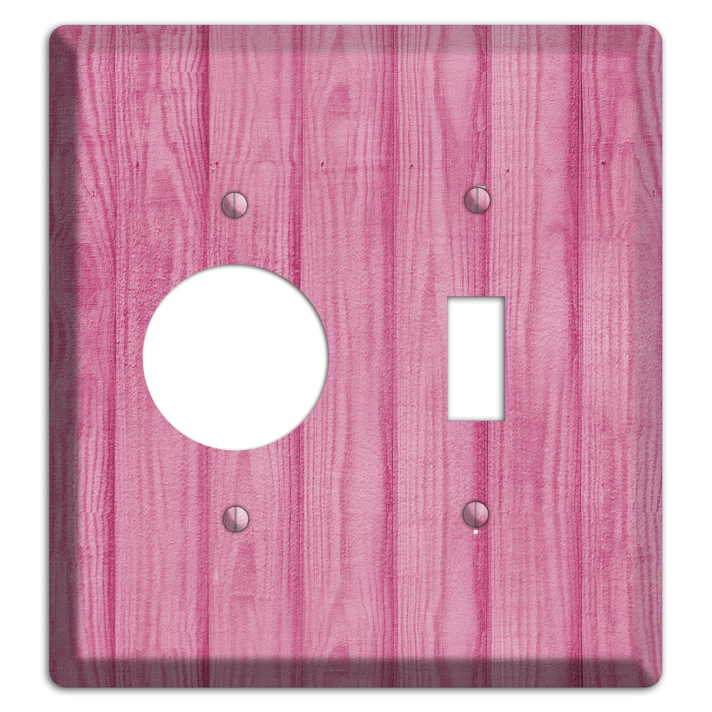 Can Can Pink Texture Receptacle / Toggle Wallplate