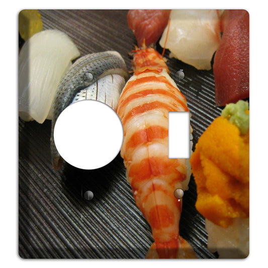 Sushi Receptacle / Toggle Wallplate