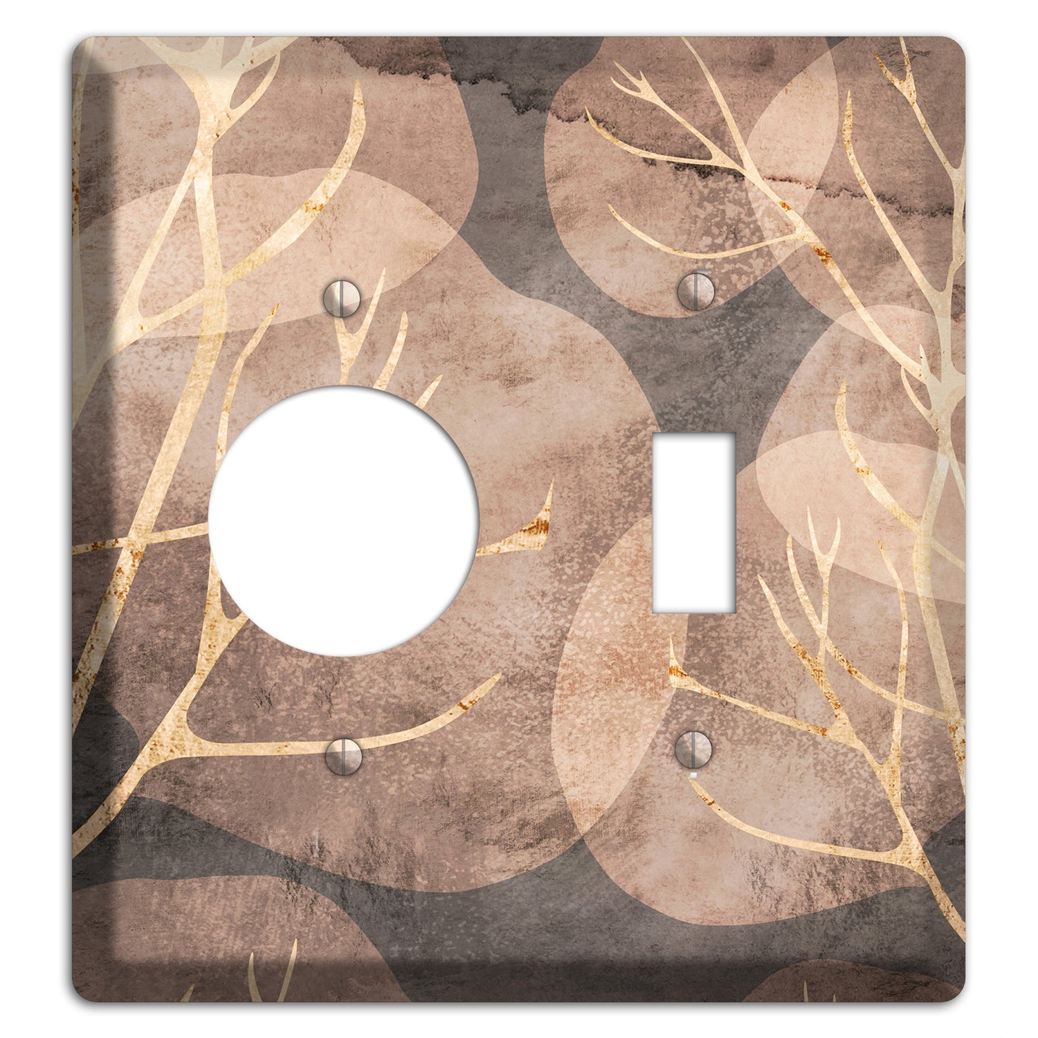 Autumn Leaves Receptacle / Toggle Wallplate