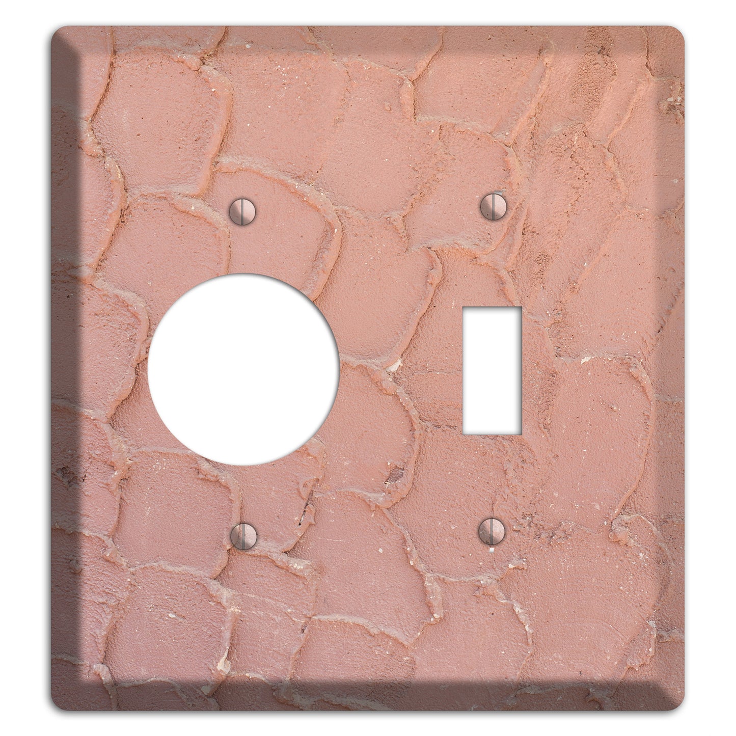 Plaster 4 Receptacle / Toggle Wallplate