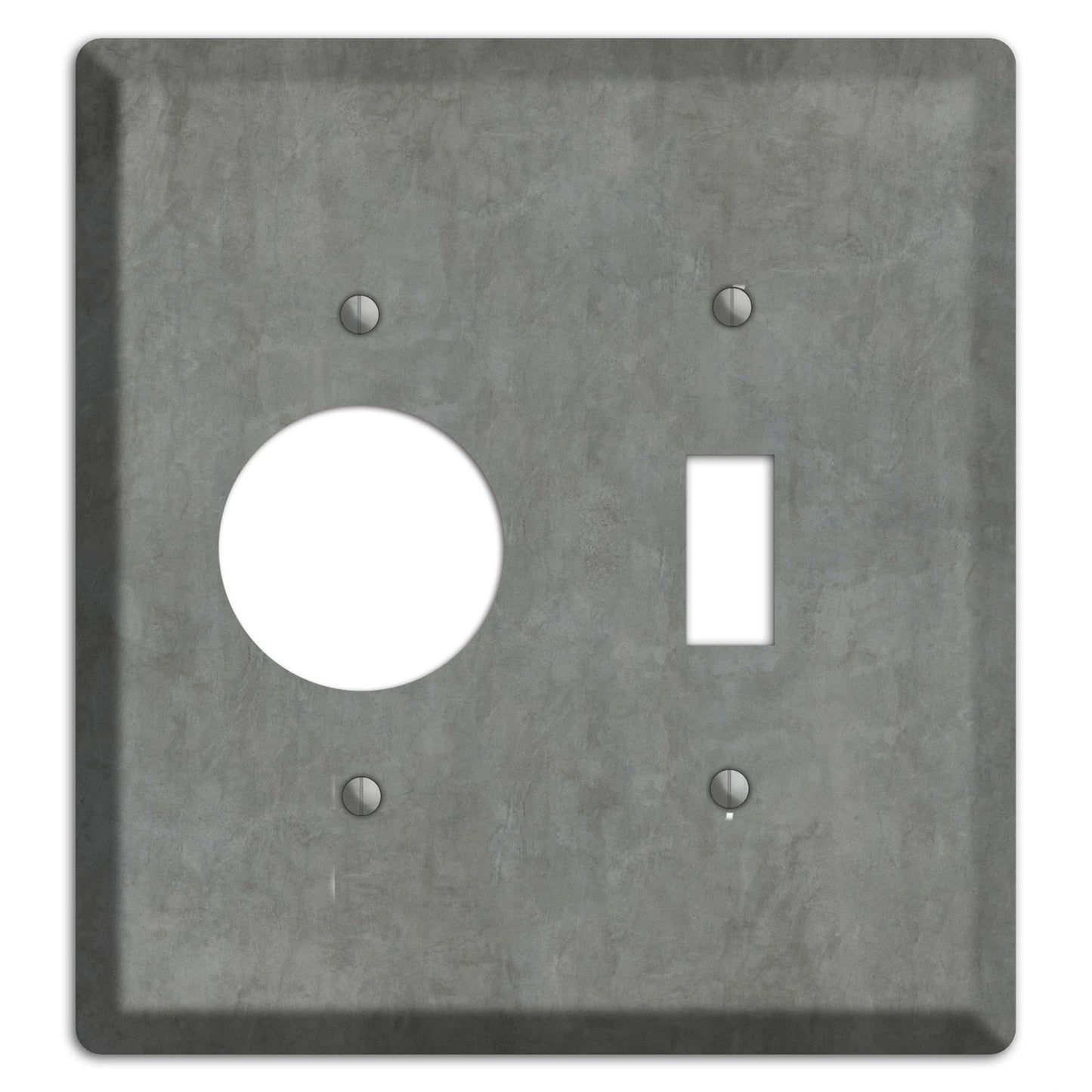 Stucco Grey Receptacle / Toggle Wallplate