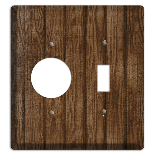 Spice Weathered Wood Receptacle / Toggle Wallplate