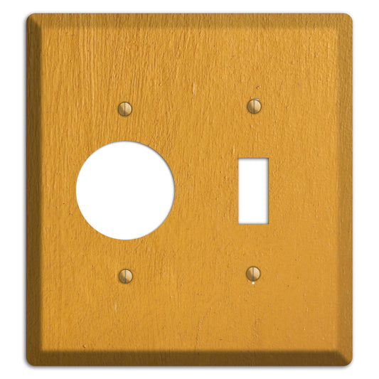 Gold Concrete Receptacle / Toggle Wallplate