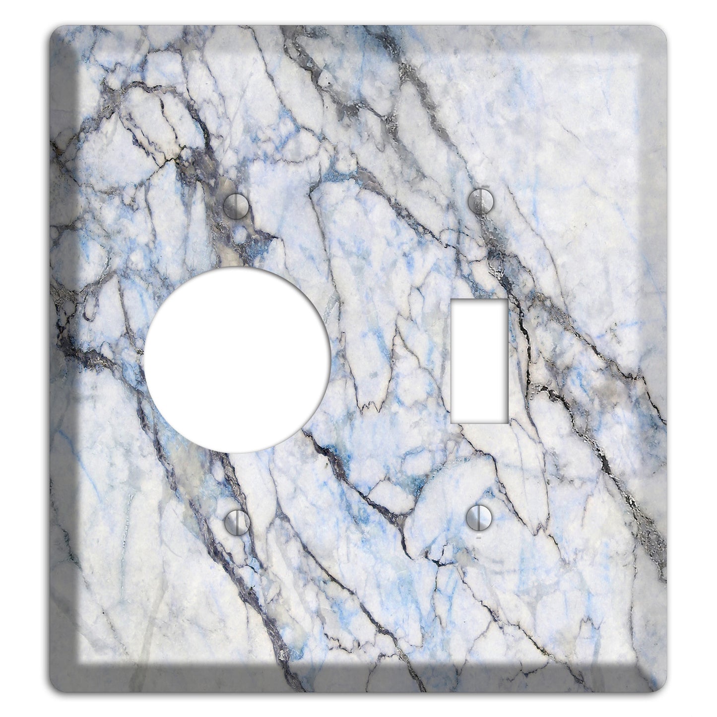 Geyser Marble Receptacle / Toggle Wallplate