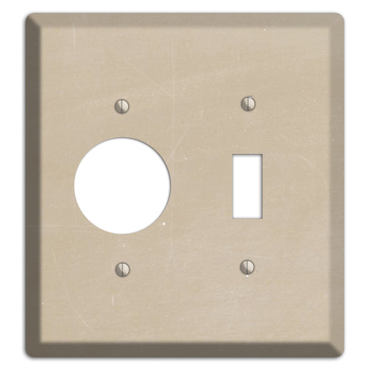 Chalk Tan Receptacle / Toggle Wallplate