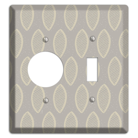 Simple Scandanavian Style W Receptacle / Toggle Wallplate