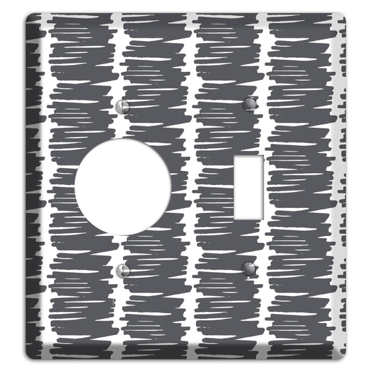 Abstract 20 Receptacle / Toggle Wallplate