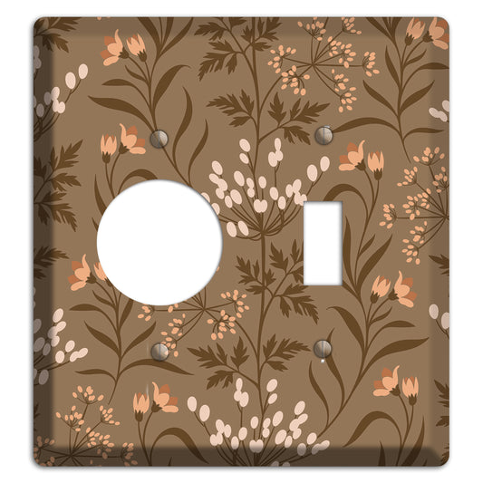 Fall Floral 2 Receptacle / Toggle Wallplate