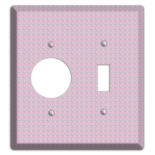 Pink with Butterflies Receptacle / Toggle Wallplate